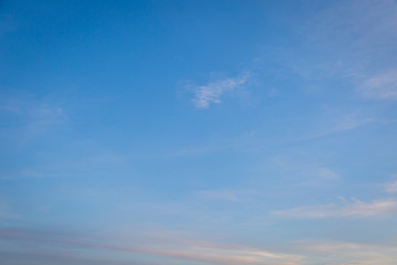 Sky and clouds before sunset