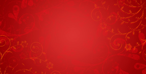 red abstract christmas ans st. Valentine's greetings background. Space