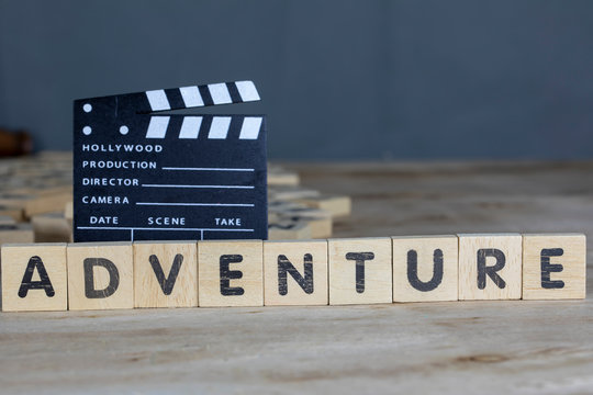 Adventure Movie Concept, Clapperboard