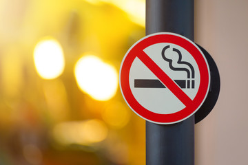 No smoking sign