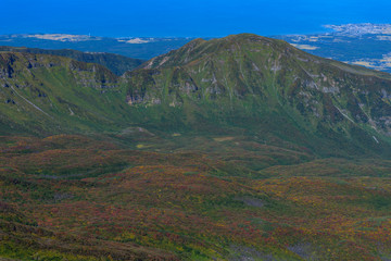 Naklejka premium 鳥海山の紅葉