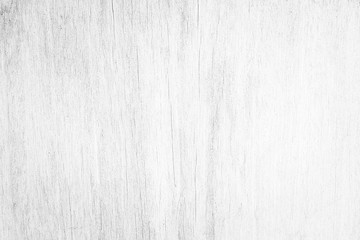 Obraz premium Table top view of wood texture in white light natural color background. Grey clean grain wooden floor birch panel backdrop with plain board pale detail streak finishing for chic space clear concept.