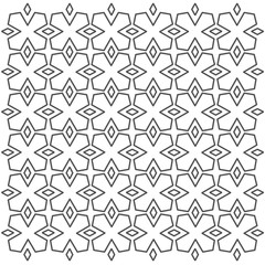Geometric ornamental vector pattern. Seamless design