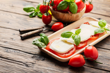 Traditional Italian dish caprese