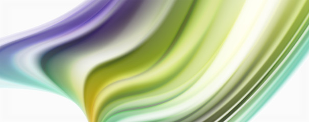 Color flowing waves, liquid conceptual abstract background