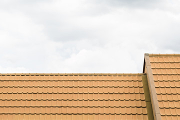 Tiles roof pattern architecture