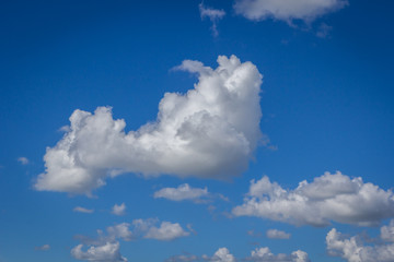 Clound in blue sky