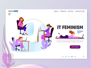 IT Programmers and Designers Division - Landing Page Template