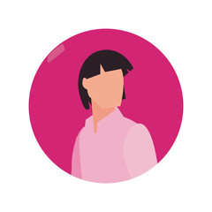 Obraz premium man character portrait cartoon design