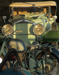 Voiture et moto  de collection