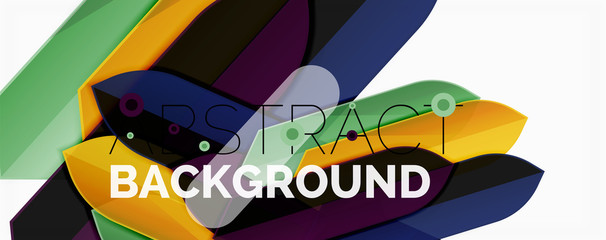 Color lines, modern geometric abstract background. Minimalistic design, creative concept, stripes with arrows and triangle shapes