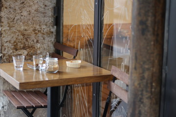 table in restaurant