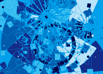 イラスト　背景　色彩　模様