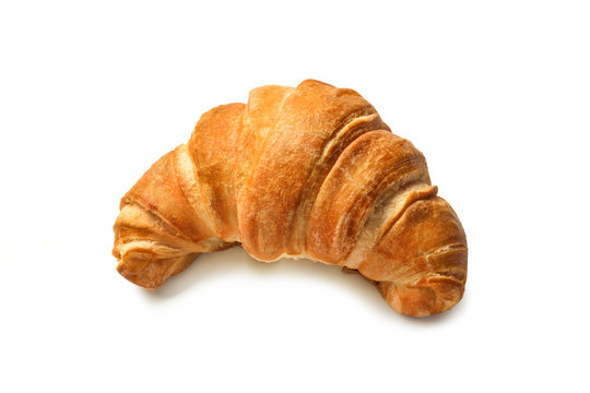 croissant isolated on white background