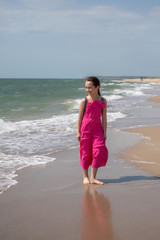 girl on the beach