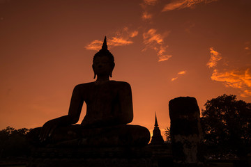 ASIA THAILAND SUKHOTHAI WAT MAHATHAT BUDDHA
