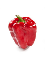 red pepper isolated on white background