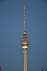 The famous Television Tower in Berlin, Germany