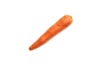 Carrots isolated on white background with clipping path