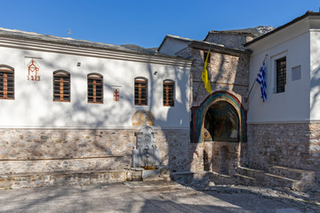 Medieval Orthodox Monastery of Timiou Prodromou St. John the Baptist near town of Serres, Central Macedonia, Greece