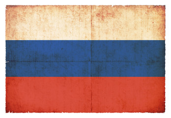 Grunge-Flagge Russland