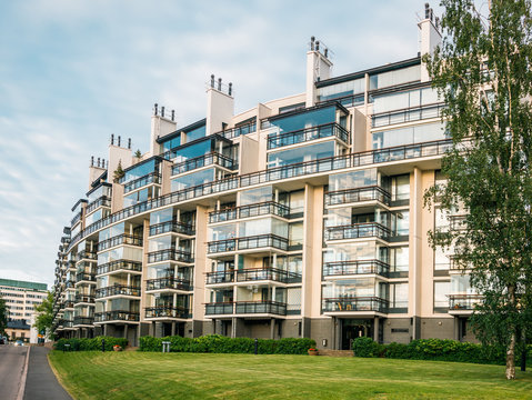 Image of residential apartment building in europe