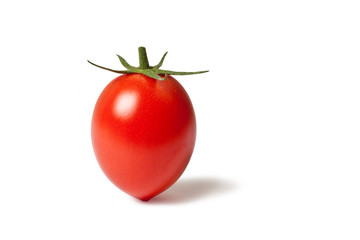 tomato isolated on white background pizzutello tomato