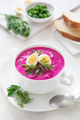 cold beetroot soup