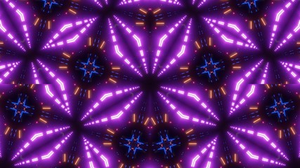 purple mandala kaleidoscope with pattern