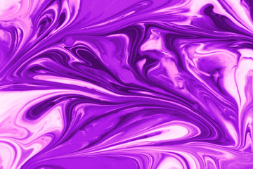Purple background from liquid and color combinations