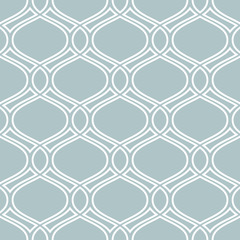 Seamless vector light blue and white ornament. Modern background. Geometric modern pattern