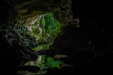The Rio Frio Cave,  Upstream Entrance, Cayo District, Belize