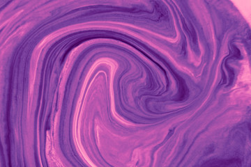 Purple background from liquid and color combinations