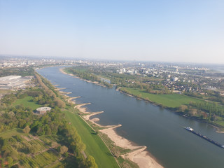 Düsseldorf am Rhein - von oben