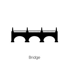 bridge icon vector symbol