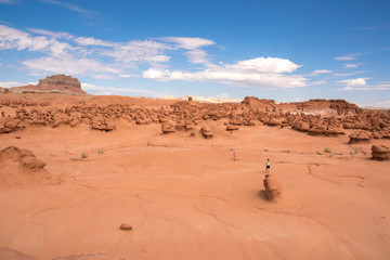 landscape on the Goblin state park in the united states of america