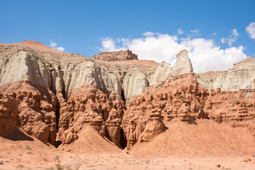 landscape on the Goblin state park in the united states of america