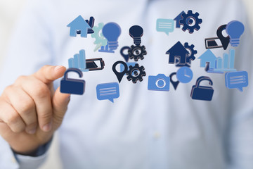 data code binary concept