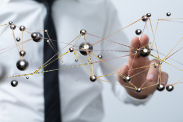 Cloud computing concept - connect to cloud