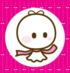 Obraz premium Teru teru bouzu : Rain Doll, Vector illustration