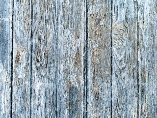 grunge texture of old blue wooden wall