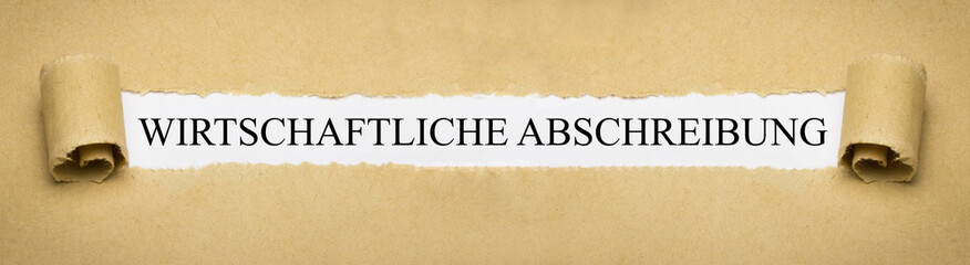 Wirtschaftliche Abschreibung