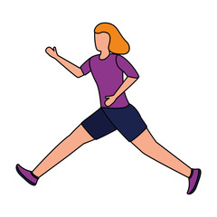 people running activity