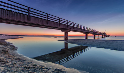 seebrücke am meer
