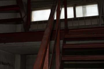 Fototapeta na wymiar staircase in an old building