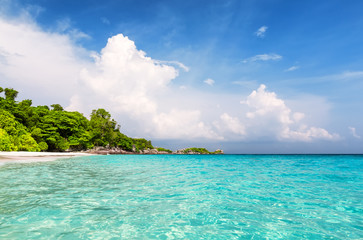 Travel summer holiday background concept.