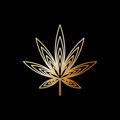 marijuana leaf design