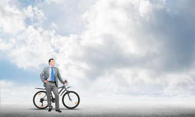 Confident and successful man in business suit
