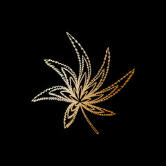 marijuana leaf design
