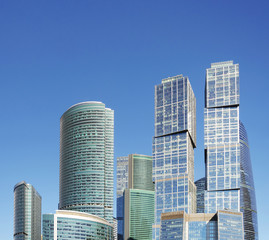 Fototapeta premium New skyscrapers of Business Center Moscow-City